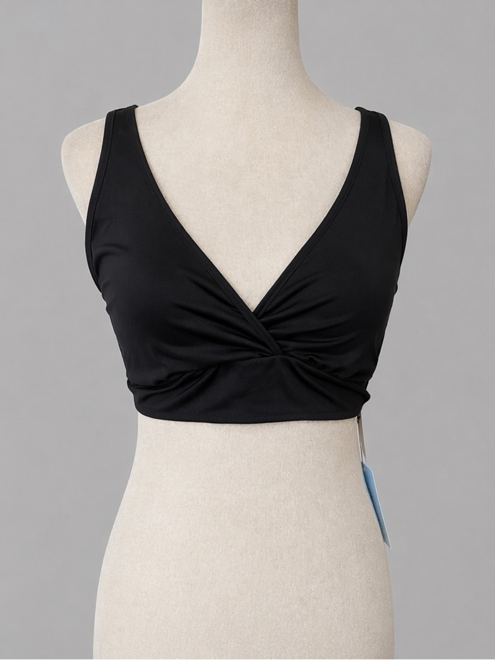 Yonique black bikini top